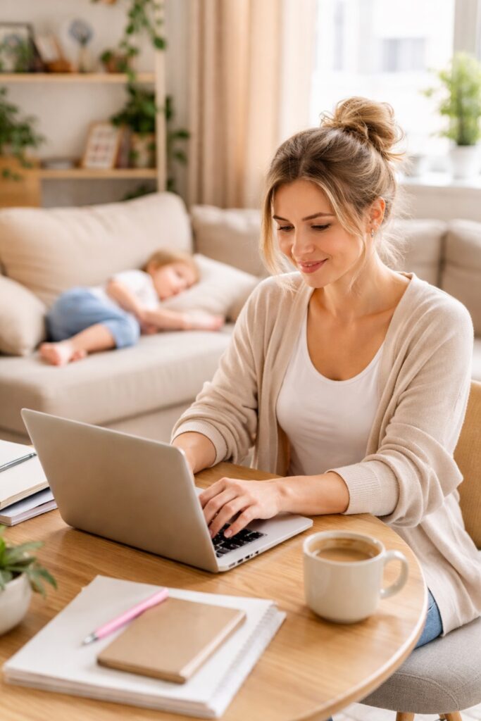 Warum ein Online-Business perfekt zum Mama-Alltag passt