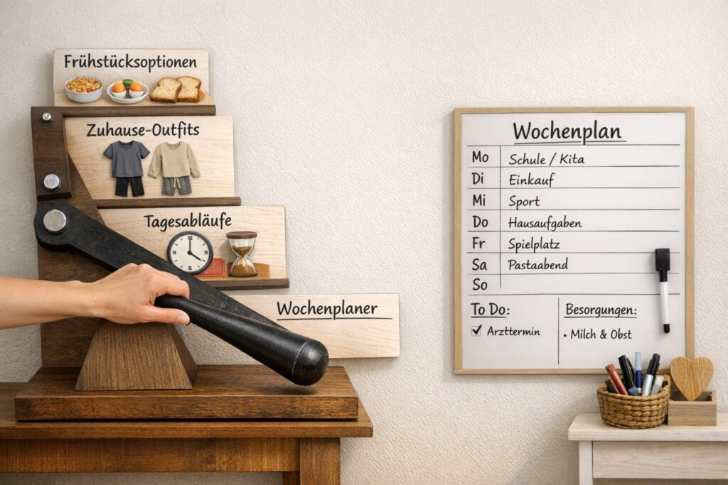 Schritt 2: Weniger Entscheidungen = mehr Energie